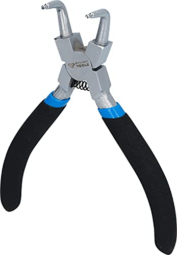 BRILLIANT TOOLS BT067006 Seegeringzange für Außensicherungsringe, gebogen, 125 mm