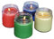 Aroma-Sojawachs-Lampe, 4 x 125 g, Lavendel, Zitronengras, Sandelholz und Rose, bis zu 36 Stunden