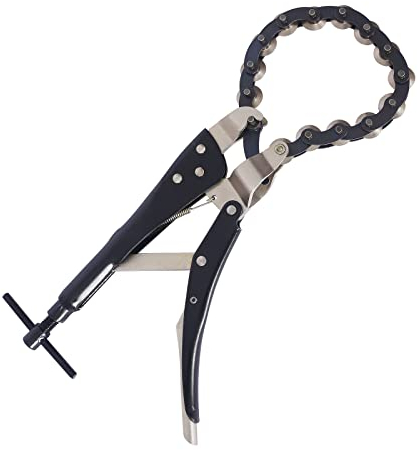 Tagliatubi professionale a catena per tubi di scarico Ø 19-80 mm Pinza per acciaio, rame, plastica