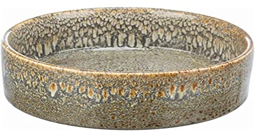TRIXIE Ceramic Dog Bowl 400 ml – Brown Food Bowl for Dogs Ø 13 cm – Heavy, Non-Slip, Durable and Dishwasher-Safe – 25110