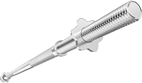 Hop-Sport Langhantelstange 167 cm - Ø 30 mm, Vollstahl verchromt, inkl. 2 Sternverschlüsse, ideal für Bankdrücken, Kreuzheben, Hip Thrust, 150 kg Max. Belastbarkeit