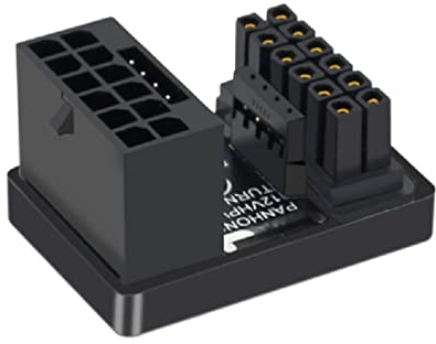 ASHLUYAK Grafikkarte GPU-Netzteiladapter 180-Grad-U-Turn-Anschluss 12 + 16P auf 16P für Desktop-Chassis-Kartenkabel PH316 GPU PCIe5.0 16Pin auf 16P U-Turn
