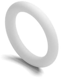 RS PRO O-Ring PTFE, Innen-Ø 3.1mm, Stärke 1.6mm, Packung a 5 Stück