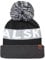 SEALSKINZ Unisex Foulden Water Repellent Bobble Hat Beanie-Mütze, Schwarz, XXL
