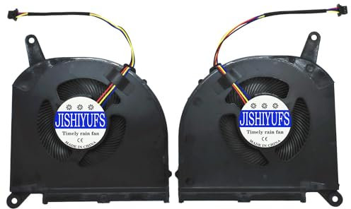 JISHIYUFS Nueva CPU+GPU Ventilador de refrigeración para Gigabyte Aorus 15P 15G 17G KB SB WB XB YB YC KC XC RX5G RX7G AERO 15 OLED SA 17 HDR XA RP75XA RP77XA RP77XD PLB07010S12HH DC12V (0 V 7 cm