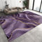 YEMYOR Modischer Lila Teppich Mit Fließender Textur, Luxuriöser Und Langlebiger Maschinenwaschbarer Teppich, Geeignet Für Schlafzimmer, Büro, Wohnzimmer, Restaurant, Eingang-120x170cm