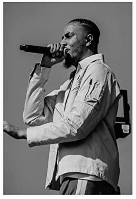 MAHWER Exklusive Art Rapper AJ Tracey Poster 7 Leinwand Poster Wandkunst Dekor Druck Bild Gemälde für Wohnzimmer Schlafzimmer Dekoration ungerahmt 40 x 60 cm