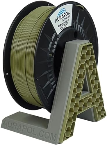 AURAPOL PETG Filament 1.75 | 1kg Armee Sandsturm | filament-3d-druckmaterialien | 1 kg Premium 3D Drucker Filament kompatibel mit meisten FDM(FFF)-3D-Druckern und 3D-Stiften | Army Sand Storm