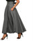 Damen High Waist Maxirock Taschen mit Seitenschlitz Langer A-Linie Rock