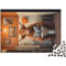 Puzzles für Erwachsene Highland Cow auf der Toilette 1000 Teile für Erwachsene Puzzles Holzpuzzles für Erwachsene Lernspielzeug 1000 Teile (75 x 50 cm)