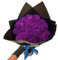 Y-M-H Glitzer-Rosenstrauß, künstlicher Rosenblumenstrauß, DIY glitzernder ewiger Rosenstrauß für Valentinstagsgeschenk, Jahrestag, Verlobung (Purple,24)