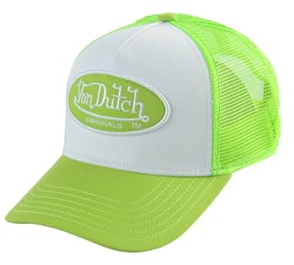 Von Dutch Trucker Cap Boston White Green Weiß Grün, Size:OneSize