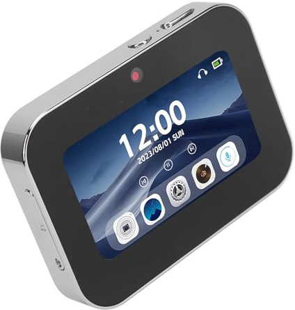 64MP 4K Touchscreen 3 Zoll Digitalkamera, 16X Touch Zoom Nachtsichtkamera für Videokamera mit Wecker-Lautsprecher-Blitz, Multi-Kamera- mit Telefon für OTG-Verbindungsübertragung,