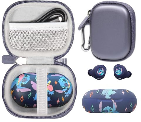 CaseSack Schutzhülle für iJoy Disney Lilo und Stitch Bluetooth-Ohrhörer (Mitternachtsblau)