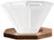 Gotero De Café Manual con Soporte De Madera, Goteador De Café De Origami, Vierte sobre Filtro De Café para Preparación Lenta En Hogar, Oficina Y Bar