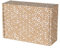 Paxit - Faltkarton mit Weißem Geometrischem Aufdruck, 20 Stück Set, Geschenkkarton Hochwertiger Karton, Versandkarton Faltschachtel, Kartons Versand, Verpackungskartons, Karton Box - 335x230x100 mm
