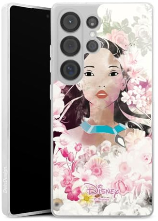 Silikon Hülle kompatibel mit Samsung Galaxy S 25 Ultra Case transparent Handyhülle Pocahontas Disney Offizielles Lizenzprodukt
