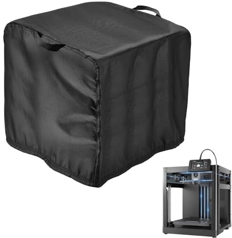 TwoPone 3D-Druckerabdeckung für Flashforge 5M/Creality, 40,6 x 38,7 x 45,7 cm, Universal-Schutzhülle für beste 3D-Drucker, 600D wasserdichte Impora-3D-Druckerabdeckungen