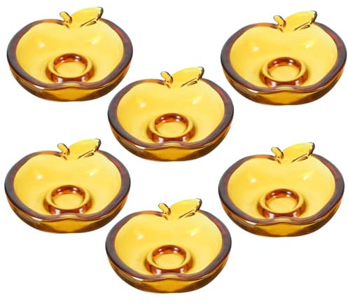 MAGICLULU Bol à Sauce En Verre Transparent 6 Pièces, Petits Plats à Sauce Soja, Récipient Alimentaire Solide, Compatible Lave-vaisselle, Pour Table Familiale Et Apéritifs