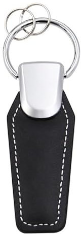 KHBBDV Porte-clés de Voiture en métal et Cuir avec Logo for Audi A3 A4 A5 A6 A7 Q2 Q3 Q5 Q7 Q8 RS Rline Sline