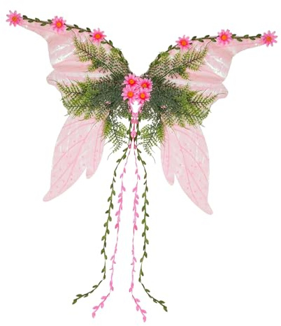 Derwrtup Ailes de Fée Adulte | Costume de Fée Adulte,Pour Déguisement Femme Fête Festival Noël Spectacle Scène Cosplay