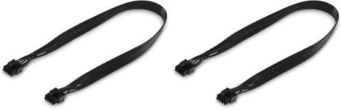 Adaptare 35117 60 cm Grafikkarte-Stromkabel 8-Pin-PCIe-Stecker / 8-Pin-Stecker Schwarz (Paquete de 2)
