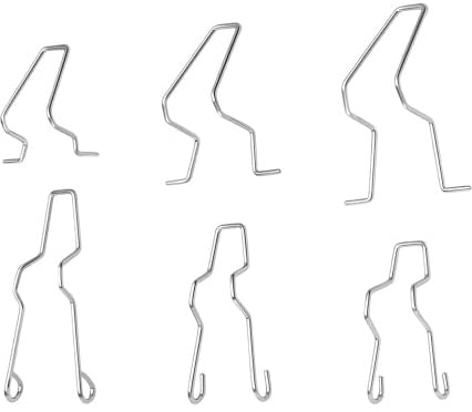 Autoscheinwerferklemme, 6 Federklammern, Kreuzungshalter, Federklemme für H1/H3/H4/H7, Halteklammern aus Stahl für Abblendlicht, sehr kompatibel