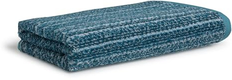 Möve Tide Texture Duschtuch 67 x 140 cm aus 100% Baumwolle, Lagoon/Aqua