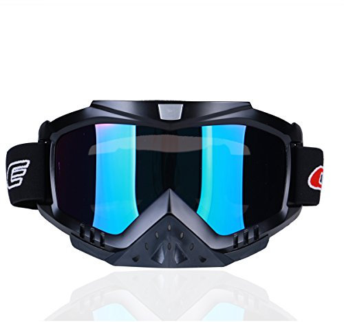 Madbike Occhiali motocross per motocicletta Sport all'aria aperta Dirt Bike ATV MX Occhiali sportivi fuori strada (muti-coloured)