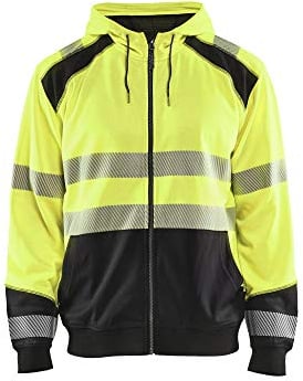 Blaklader 35462528 HOCHVISKOSER KAPUZENPULLOVER, gelb/ schwarz, grootte S