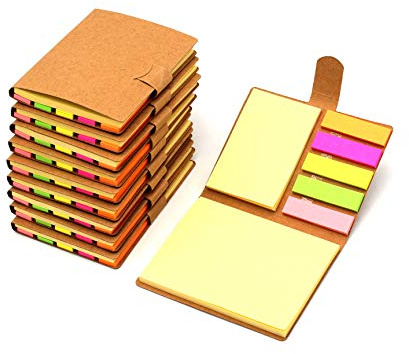 Tueascallk Combination Sticky Notes, Pop-up Self-adhesive Notes, 3.2 x 4.1, 200 Sheets/Pack, 10 Packs