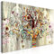 murando - Wandbilder XXL Gustav Klimt Baum des Lebens 140x70 cm 1 tlg Wand Deko Leinwand Bilder Groß Wanddeko Bild Wohnzimmer Schlafzimmer Kunstdrucke Abstrakt Mosaik Kunst Steine l-A-0033-b-a