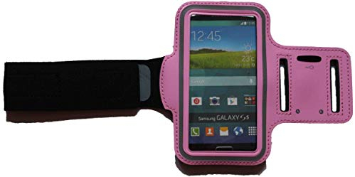 Fitness Sportarmband kompatibel für Apple iPod Touch 3G 4G 5G 6G Armband Handy Oberarm Halter für Fitness, Joggen, Laufen Hülle Tasche Blank Klein Rosa