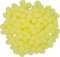 i-mondi® 200 mini pompons zum basteln hellgelb in 10mm klein bastel zubehör pom pom bunt kugeln ponpons deko pompom plüsch