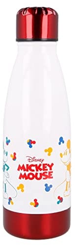 Botella infantil térmica de acero inoxidable con doble pared 340 ml de Mickey Mouse