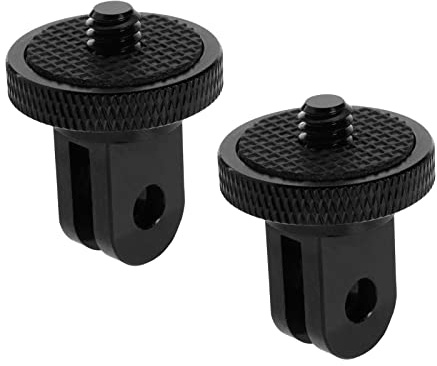 Be In Your Mind 2 STÜCKE Kamerahalterungsadapter Umwandlungsstativadapter Kompatibel mit GoPro-Halterungen Kompatibel mit Insta360 Kompatibel mit Sony mit 1/4-Zoll-20-Gewinde-Kameraschraube