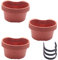 Dasertoe 3 Stück/Lot Einzigartige Dachrinne Fallrohr Blumentopf Abfluss Blumentöpfe Wannen Abfluss