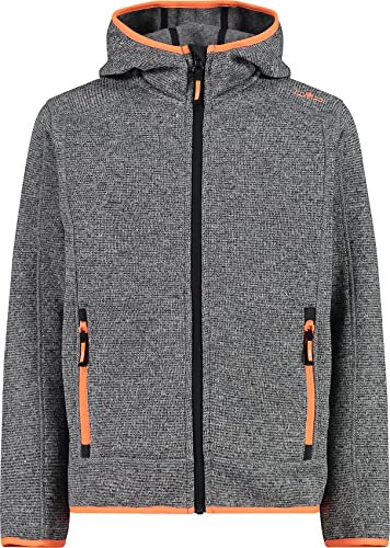 CMP ERROR:#N/A Kinder-knit-tech-jacke Mit Fester Kapuze Jacke, Eis-Titan, 140 EU
