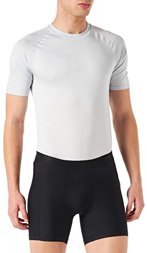 Odlo Herren Fahrradhose Kurz Essential I Gepolsterte Radlerhose Shorts, Schwarz, M EU