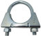43mm Universal U Bolt Exhaust Clamps - Heavy Duty Clamp & Nuts (Pack of 2)