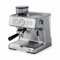 LACOR - 69428 - Cafetera Espresso Pro, Para Preparar Todo Tipo de Cafés, Función Manual y Automática, Con Vaporizador y Molinillo, Accesorios Incluidos, 20 Bares, Acero Inoxidable, 1550 W, 2.8 L
