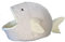 Nandog Blowfish Puffer Fischbett für Katzen und Hunde, Plüsch, Größe S/M