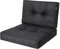 PillowPrim, Palettenkissen, Stulhkissen, Rattansessel, Outdoor, Auflage, Sitzkissen, Stuhlkissen, Rattanmöbel, Schwarz, 70 x 70 cm