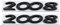 2008 3008 4008 5008 Emblem Autoabzeichen Aufkleber Autoaufkleber mit 3M-Kleber, Autozubehör Auto-Ersatz mit Motorrad SUV LKW (Schwarz, 2008)