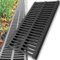 Caniveau Exterieur Grille De Drainage Grille Caniveau Systèmes De Drainage Caniveau Terrasse Caniveau Extérieur Système De Drainage Pour Terrasse Piscine Jardin Garage Jardin Grilles (50x20x2cm)