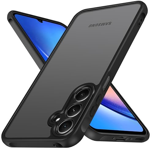 iVoler Cover Opaca per Samsung Galaxy A35 5G, [Protezione Della Fotocamera] [Antiurto di Grado Militare] Custodia Traslucida Posteriore Ultra Sottile Anti-Impronte Protettiva Case