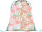 Baagl Turnbeutel für Mädchen und Damen - Schuhbeutel, Schule und Kindergarten Sportbeutel, Sportrucksack (Sunset)