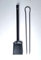 Set due utensili in Ferro per Barbecue Paletta e pinza a molla - 48 cm