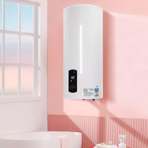 Lilyeriy 50 l/80 l/100 l/, scaldabagno elettrico, verticale, per cucina, parrucchieri, bagni, roulotte (100 l)