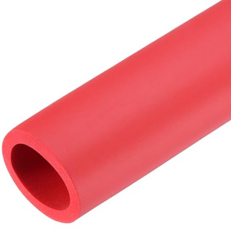 QUARKZMAN 45.7cm Rohrisolierung Schaumstoff, Durchmesser 28mm Isolierstärke 5mm Heizungsrohr Verkleidung für Fitnessgeräte, Rohre, Handhaben (Rot)